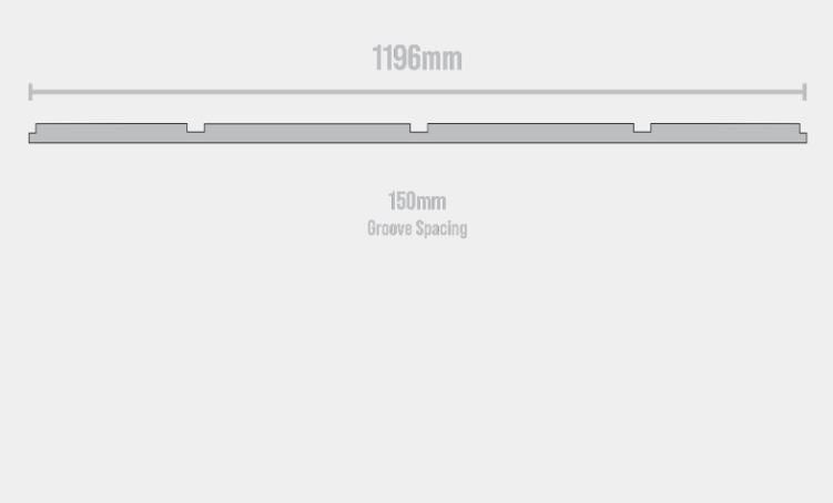 Weathertex WeatherGroove Cladding 150 Ruff Sawn Primed