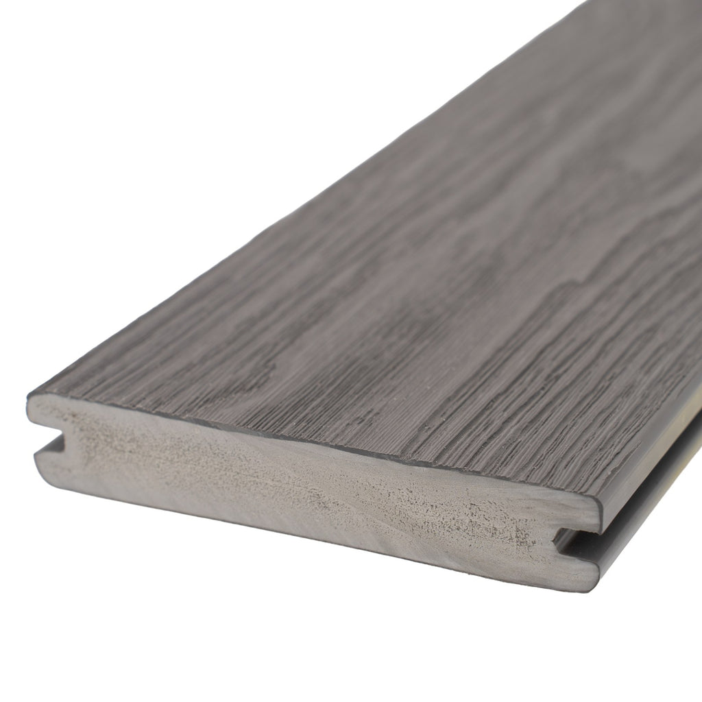 WoodEvo ADVANCED PVC Decking 140 x 25mm x 5.4m — Grooved Board