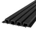 WoodEvo 186mm Composite Castellated Cladding Board Black