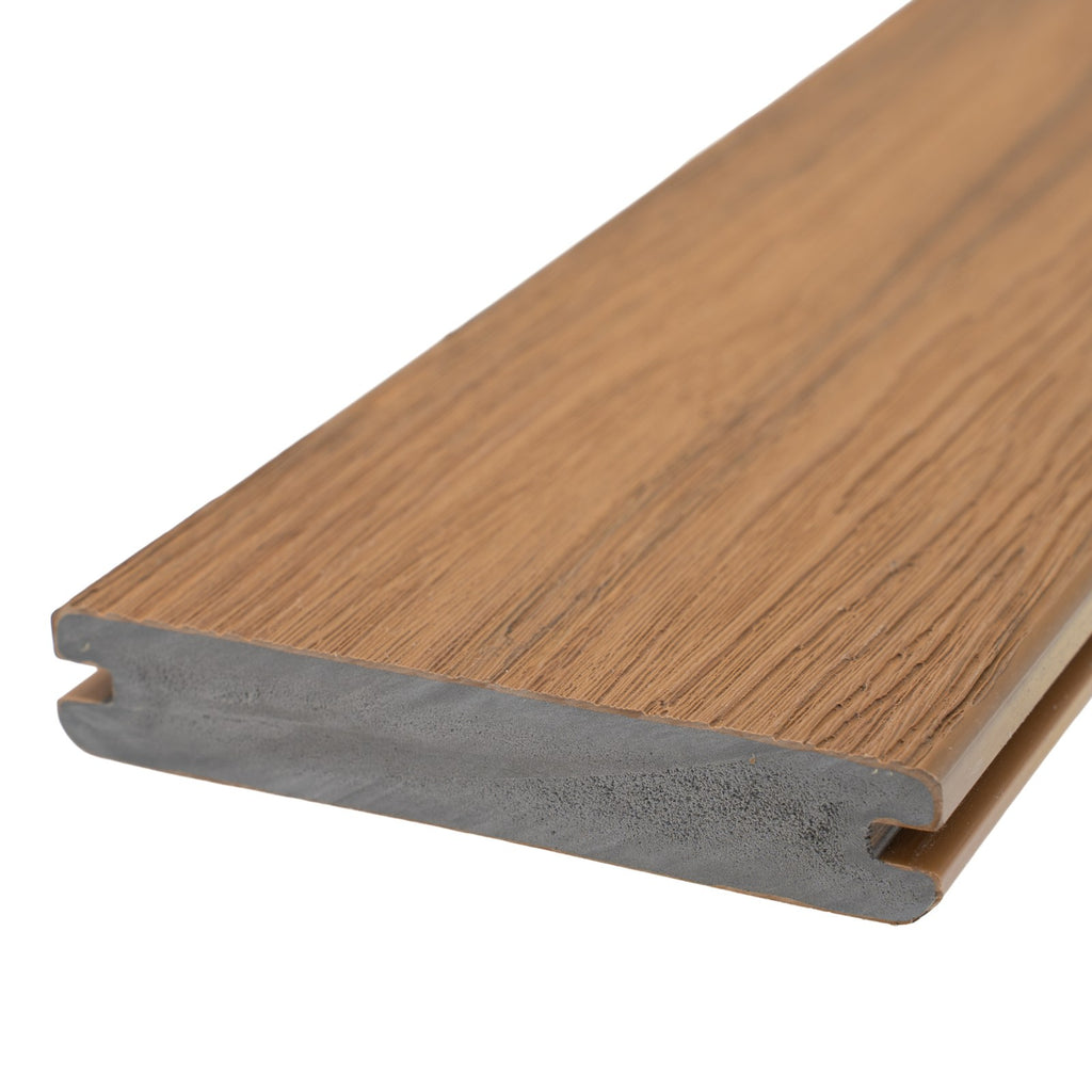 WoodEvo ADVANCED PVC Decking 200 x 32mm x 3.6m — Grooved Board