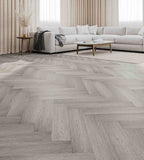 Lilac Grey Hybrid Flooring 7mm - Straight Sample