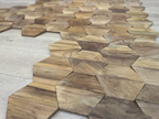 Hexagon Teak Root