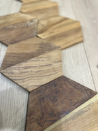 Hexagon Teak Root