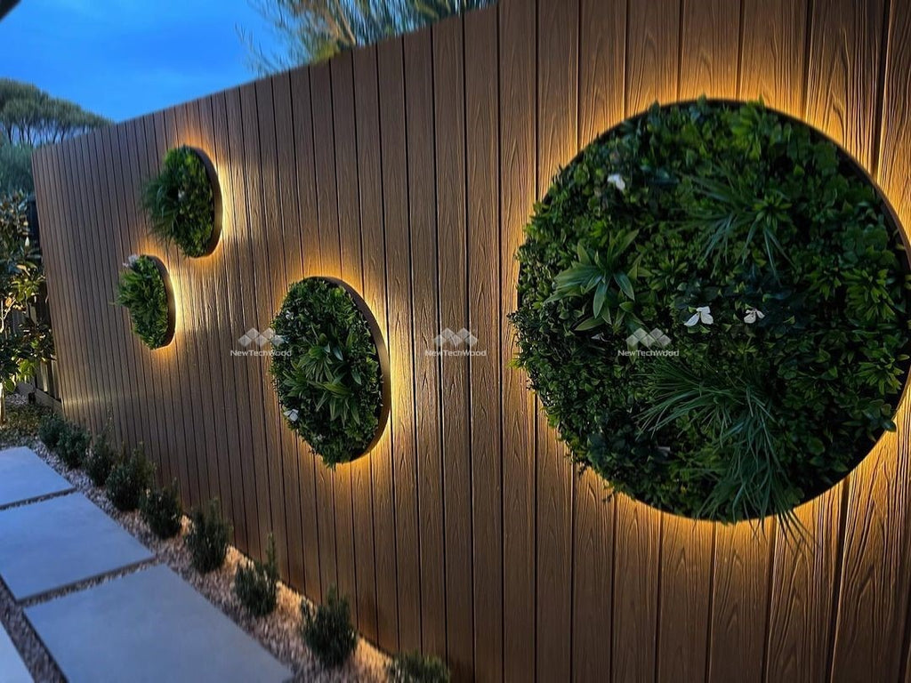wall decoration using Newtechwood Shadowline Cladding
