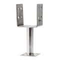 Galvanised Post Stirrups (Decking Stirrups) 90mm and 115mm