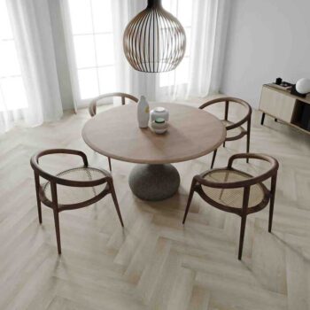 White Haze Hybrid Flooring 7mm Sample