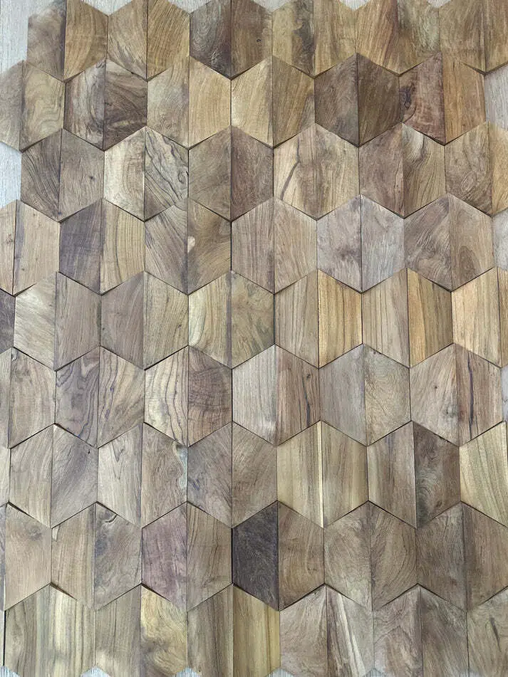 Hexagon Teak Root