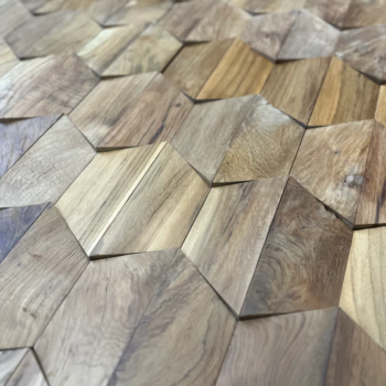 Hexagon Teak Root