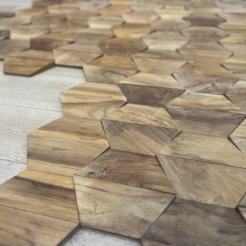 Hexagon Teak Root