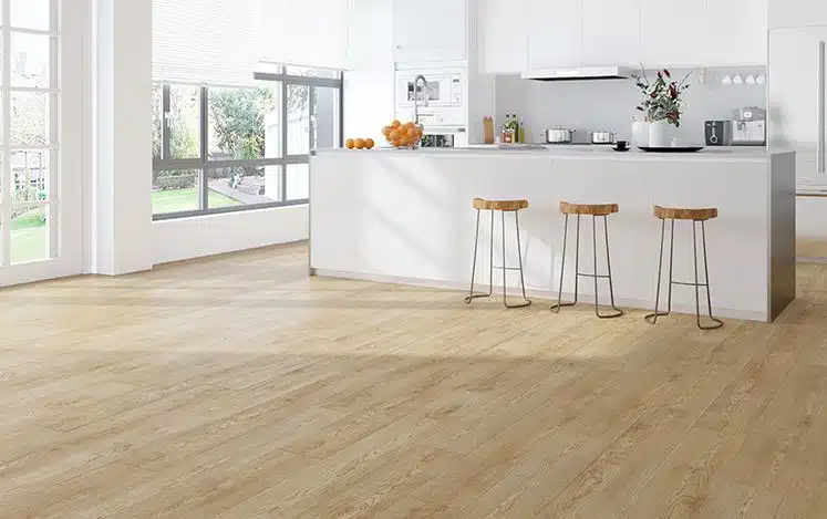 Timbers Kodiak Hybrid Flooring Straw in kitchen