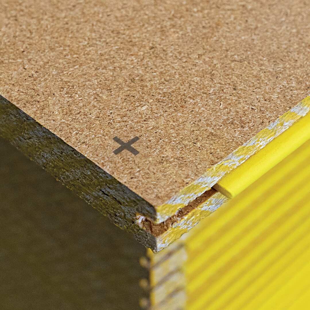 STRUCTAflor® YELLOW Tongue® 19mm Particle Board Flooring