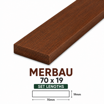Merbau 70x19 DAR
