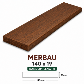 Merbau Decking 140x19 Random