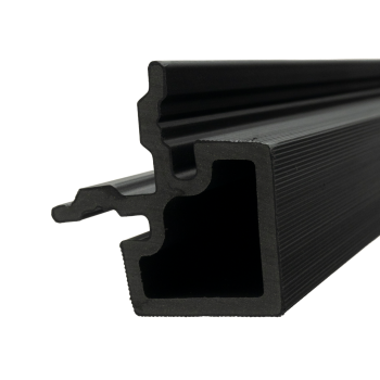 WoodEvo 60x60mm Deep Cladding Corner Trim Black
