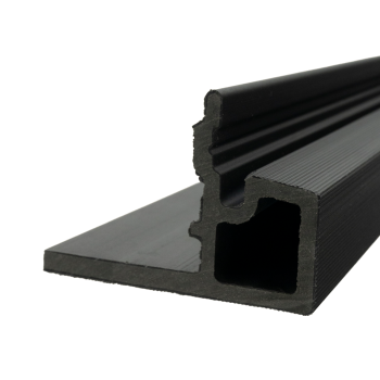 WoodEvo 76x51mm Deep Cladding Starter Trim Silver Grey