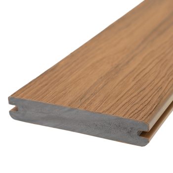WoodEvo ADVANCED PVC Decking 140 x 25mm x 5.4m — Grooved Board