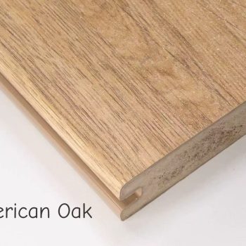 EVERTEX VIVID PVC decking board in American Oak